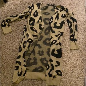 Insta-famous long leopard cardigan